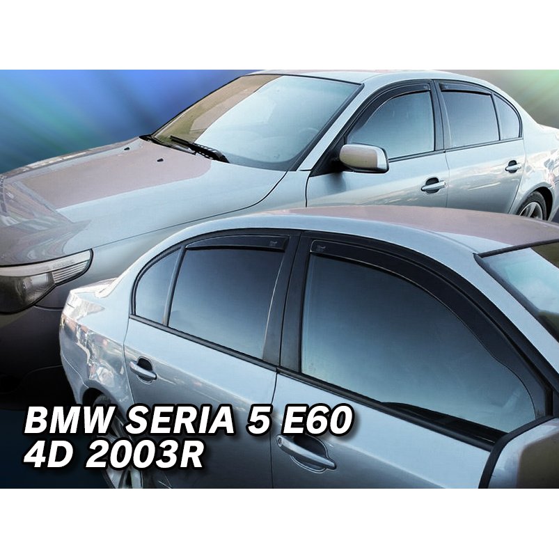 BMW E60(セダン) ドアバイザーF＆Rset【Team HEKO/ヘコ製】