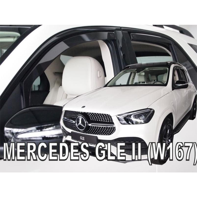 M.ベンツ GLE(W167)/SUV ドアバイザーF＆Rset【Team HEKO/ヘコ製】｜スパイラルオート