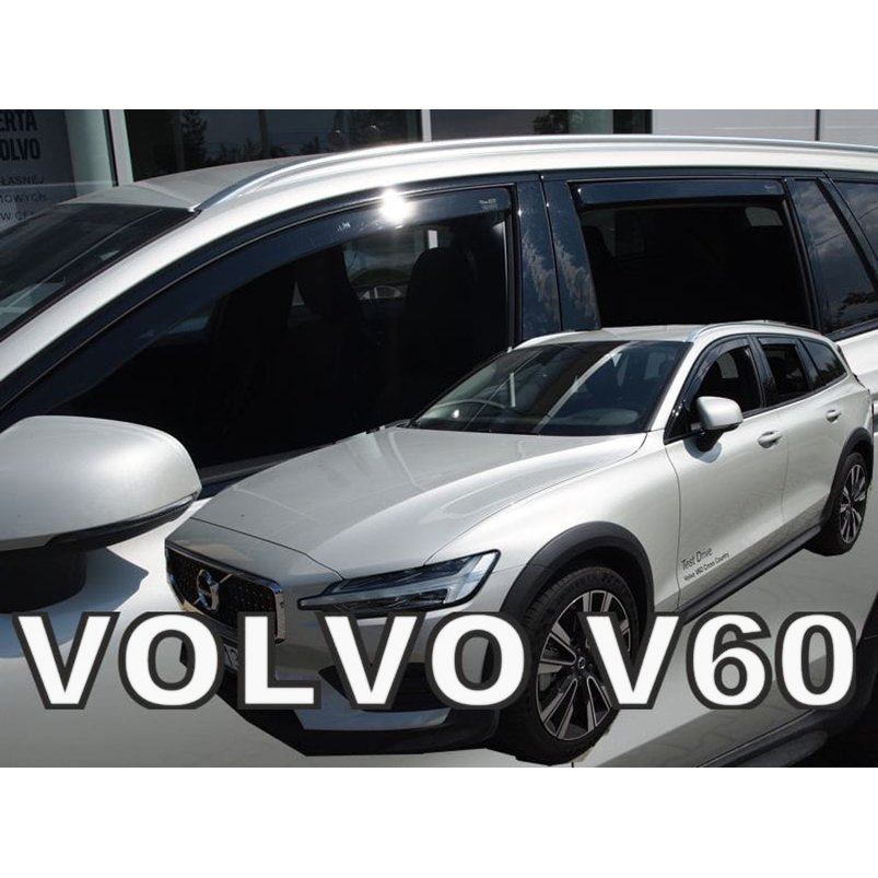 ボルボ/VOLVO V60(ZB) ドアバイザーF＆Rset【Team HEKO/ヘコ製】