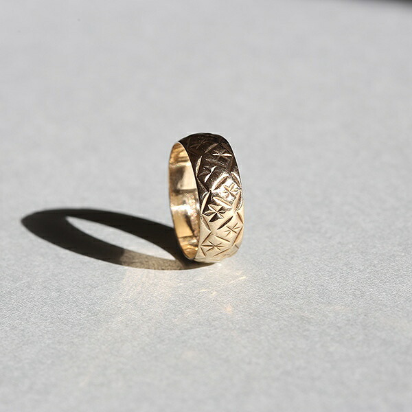 BRITISH VINTAGE 1974 S\u0026W LONDON HALLMARKED “LUCKY” 9CT/9K GOLD BAND RING JP15 me01 ri04