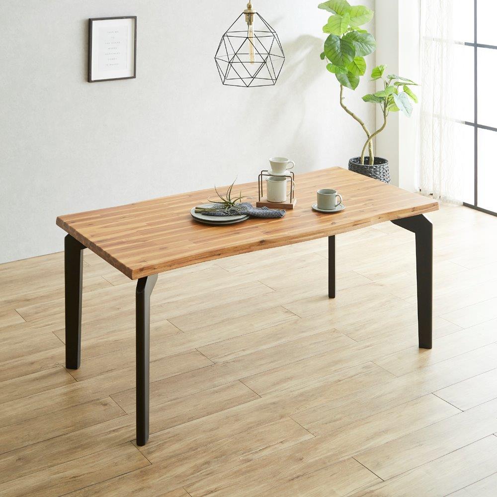 93671☆北の住まい設計社 スプレイレッグ ダイニングテーブル 幅