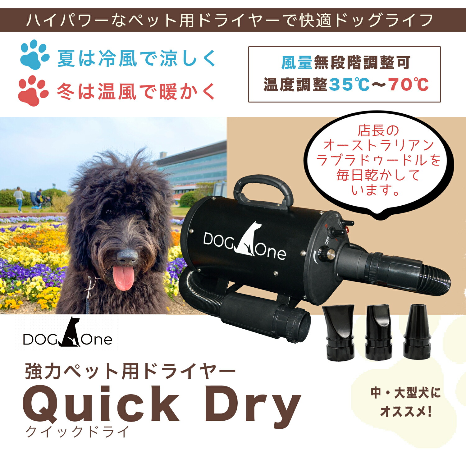 ペット ドライヤー Dogone QuickDry | labiela.com