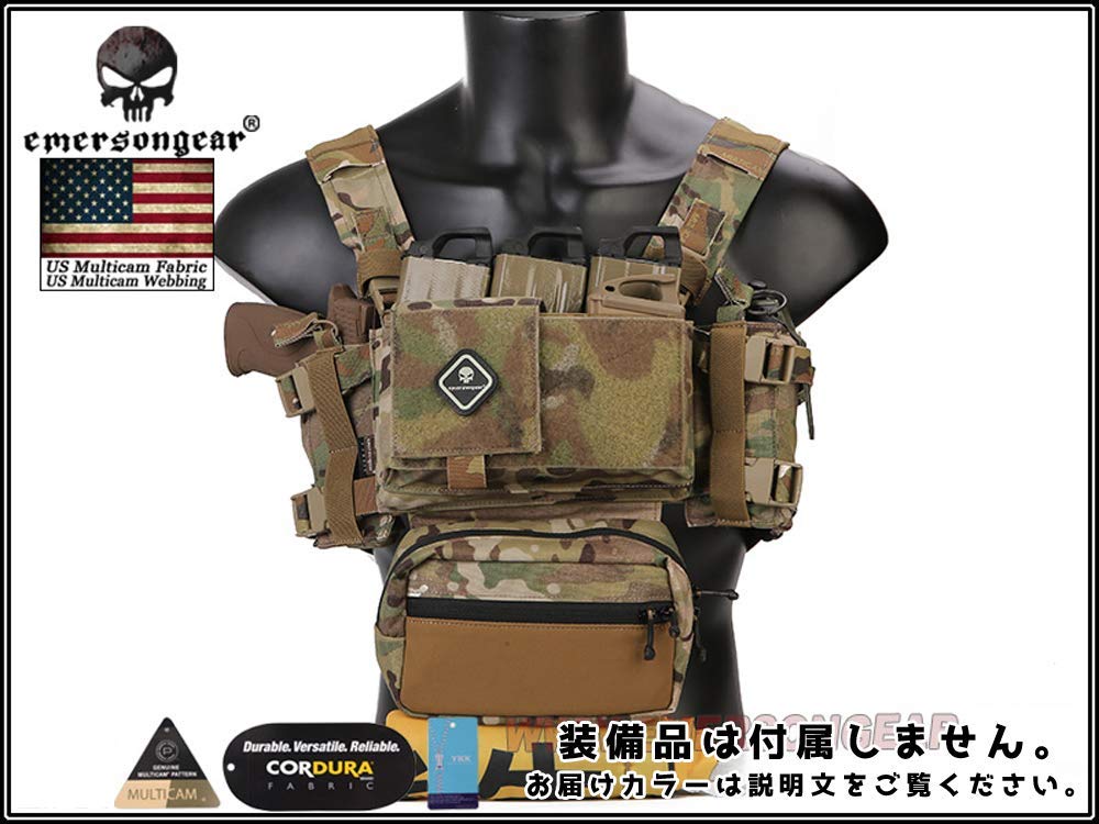 楽天市場 Emerson製 Micro Fight Chissis Mk3 チェストリグ 500dナイロン生地 Wolf Grey Wg ウルフグレー St Mart