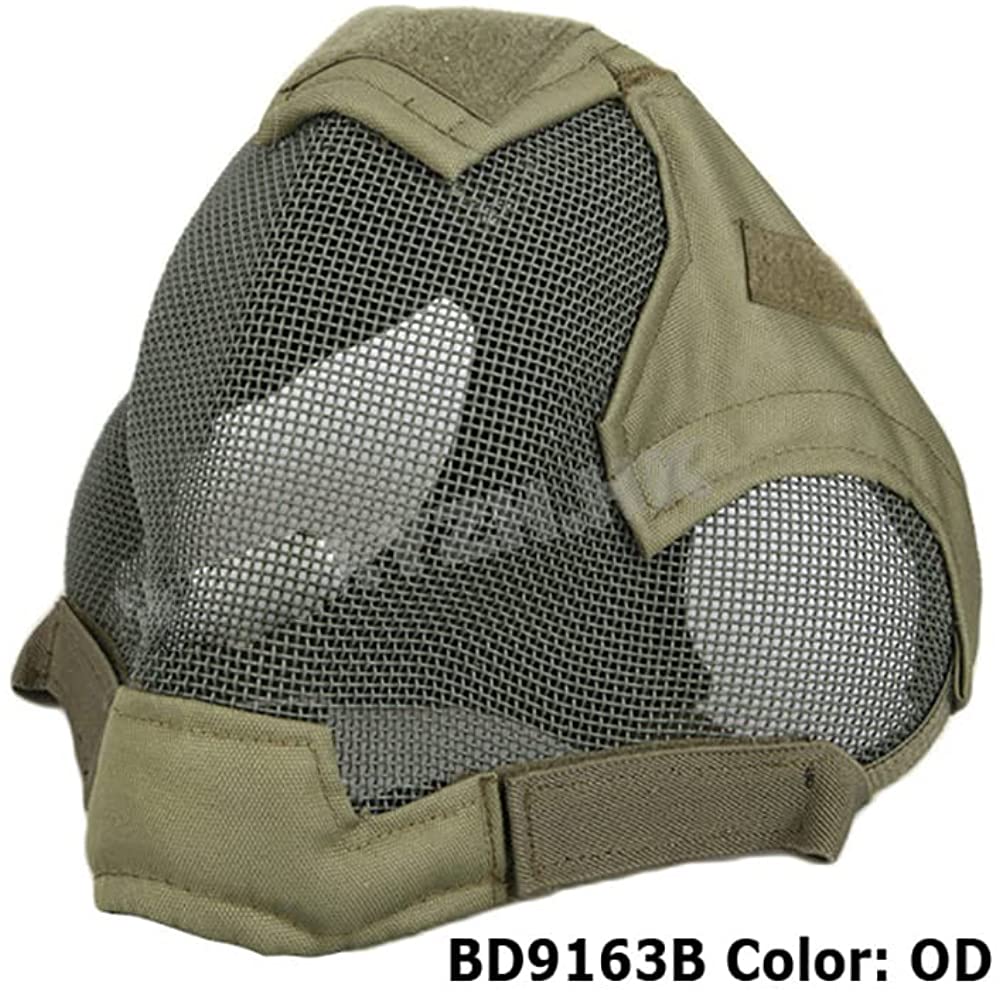 フェイスマスク V6ストライク フルフェイスゴーグル スチール製 フルフェイスマスク