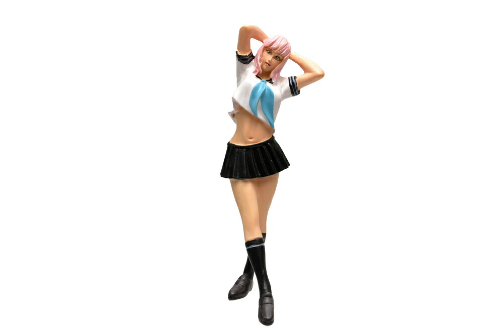 楽天市場 1 18 American Diorama Car Model シリーズ Naomi ナオミ 白ver 女子高生 制服 フィギュア 模型 St Mart