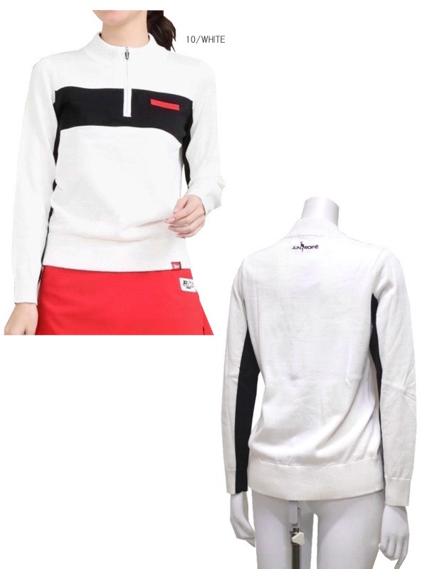 楽天市場 50 Off セール ジュン ロペ ジュンアンドロペ Jun Rope ジュンロペ 春夏モデル カラーブロックジップアッププルオーバー レディース ゴルフウェア Stage One