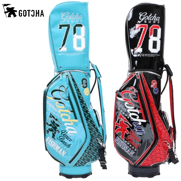 Gotcha Golf ゴルフバッグ ネイビー 美品】 GOTCHA GOLF スタンド キャディバッグ ネイビー 9型