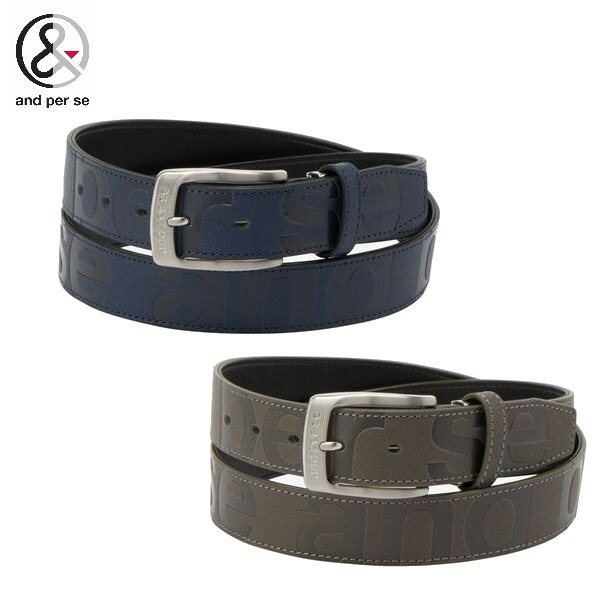 and per se ネイビー ポロシャツ＆ベルト and per se ネイビー