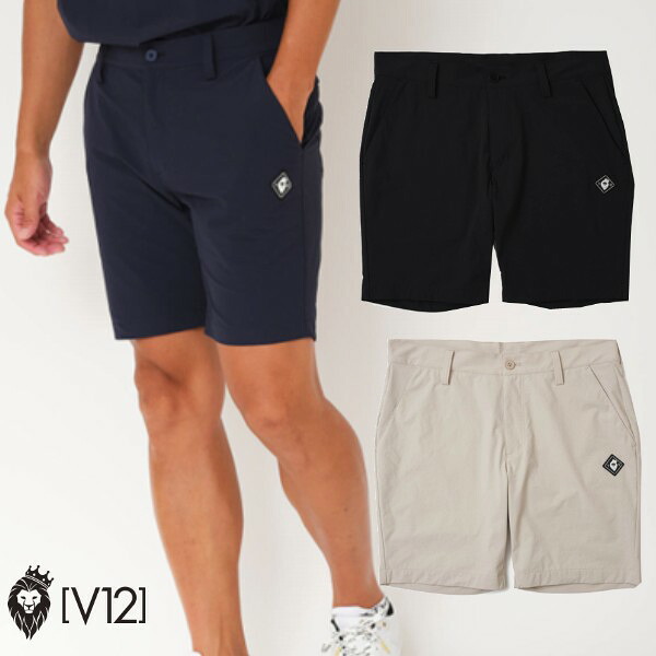 V12 ゴルフ V TWELVE（2025春夏新作！）LAY SHORTS ハーフパンツ メンズ ゴルフウェア