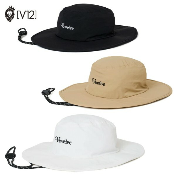 V12 V TWELVE（2026春夏新作！）AWA WIDE HAT /ゴルフお召しもの