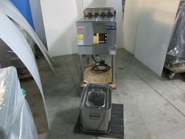 マルゼン 電気フライヤー フライヤー MEF-18E 三相200V (0127CT)7BY-13【中古】【RCP】|アウトレットステージ21