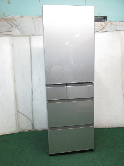 パナソニック 450L 5ドア冷凍冷蔵庫 NR-E455PX-N(0319DH)7CY-1【中古】【RCP】