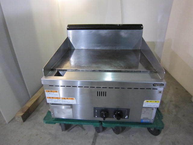 \u002721 タニコー  卓上 ガスグリドル TGG-60N 都市屁っ放り 13A グリドル(1226BT)7BY-13【中古】【RCP】