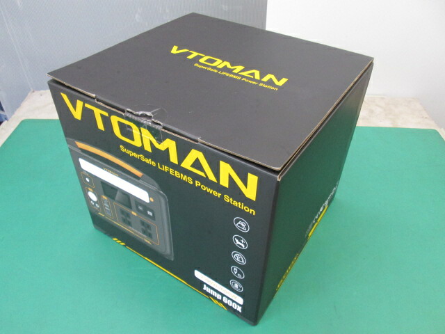 未使用 JUMP 600X ポータブル電源 VTOMAN モデルPB-20 60Hz地域専用(0508CI)7AM-1S【RCP】