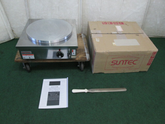 楽天市場】ニチワ 電気クレープ焼き器 CM-410H 単相200V(1014BI)7AY-13