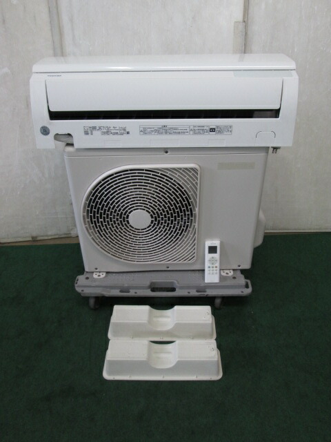 \u002719年 6~9畳 東芝 冷房装置 2.2kw 内部的嚠喨たる RAS-F221M(W)(0528AH)7AY-23【中古】【RCP】