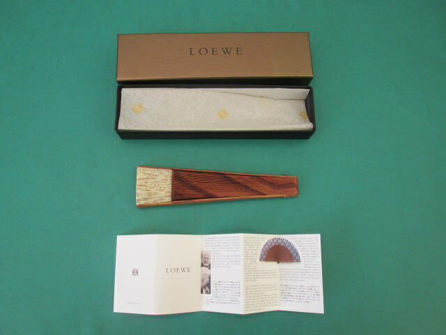 LOEWE ロエベ 扇子 アバニコ・コレクション 美品(0420BI)PM-1S【中古】【RCP】|アウトレットステージ21