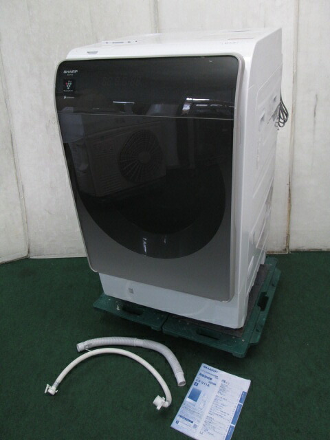 2022年 シャープ 11kg ドラム式洗濯乾燥機 ES-V11A-NR(0316CH)7CY-1【中古】【RCP】|アウトレットステージ21