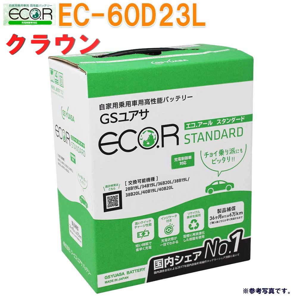 高級素材使用ブランド GSユアサ エコR スタンダード カーバッテリー