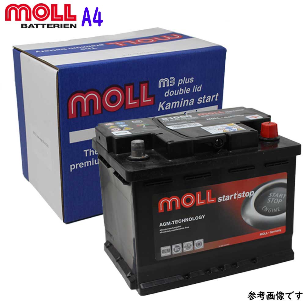 ポイント10倍 Moll M3 Plus バッテリー アウディ アバント 型式gh 8ebfb 用 Ln5 送料無料 一部地域を除く Moll モル メンテナンスフリー 車用 輸入車用 バッテリー交換 バッテリー上がり カーバッテリー カー メンテナンス 整備 自動車 車用品 カー用品 交換用