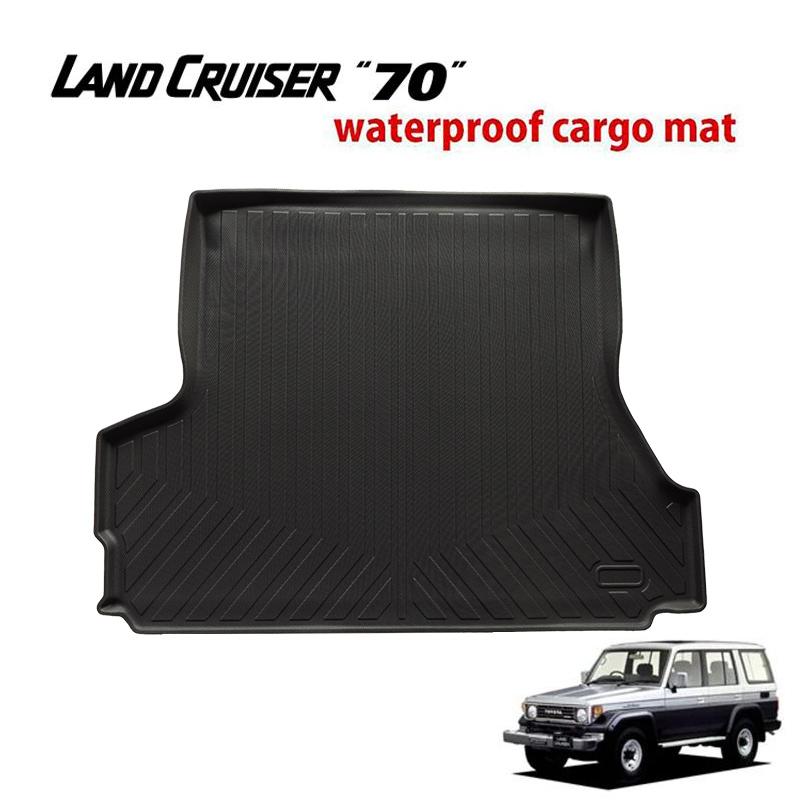 ランクル70 ランドクルーザー 70系 HZJ76K HZJ76V 5人乗り 専用 3D カーゴマット ラゲッジマット 荷室マット ３Ｄ 撥水 TPE素材 防水 70 76