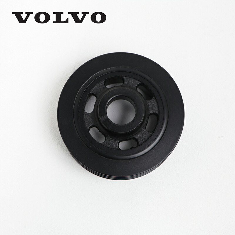 VOLVO ボルボ 240 740 940 クランクシャフトプーリー バイブレーションダンパー付き 対応純正品番:9135194番:9142606