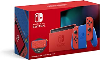 Switch本体 ニンテンドースイッチ マリオレッド×ブルー セット ※外箱に