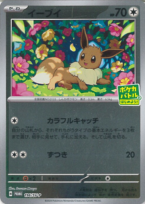 ポケモンカード　イーブイ 196/SV-P プロモ ポケカバトル 41枚セット 楽天市場】ポケモンカード イーブイ [196/SV-P] ポケカバトルを