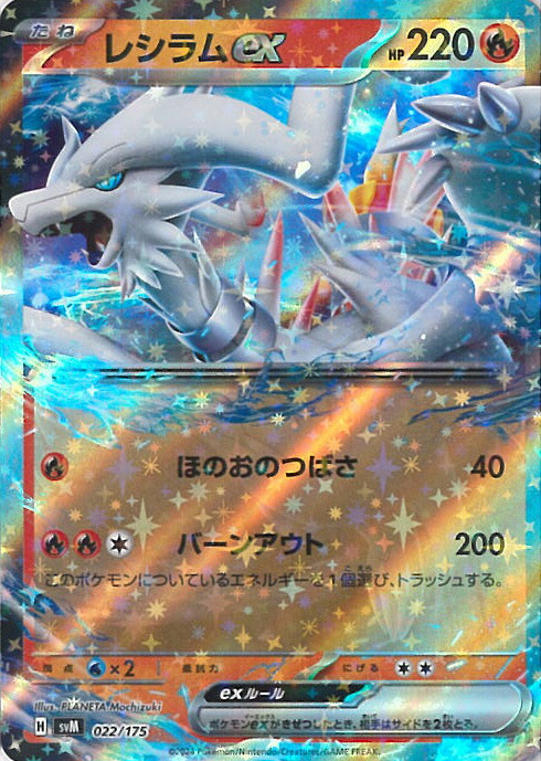 109-100-SV9-B - Pokemon Card - Japanese - N's Reshiram - AR