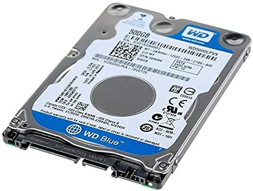 【中古】Western Digital WD5000LPZX 500GB 2.5in 7粍厚 2,000第四次元以内5個仕掛ける