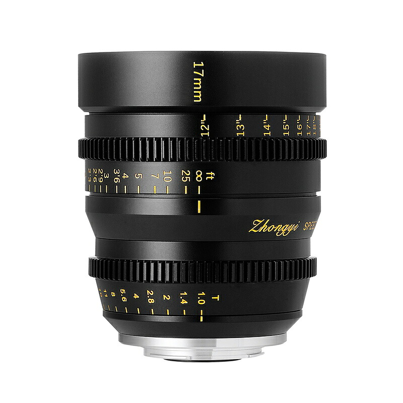 中一光学 SPEEDMASTER CINEMA 17mm T1.0 マイクロフォーサーズ用 SPEEDMASTER T1.0/17mm MFT シネマレンズ マイクロフォーサーズ レンズ