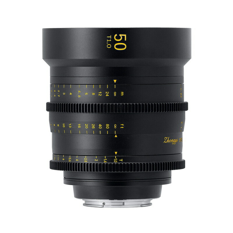 【ランキング1位】中一光学 SPEEDMASTER CINEMA 50mm T1.0 FF キヤノンEFマウント SPEEDMASTER T1.0/50mm EF 単焦点 シネマレンズ 標準 ZHONG YI OPTICS