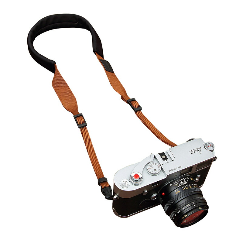 カムイン(cam-in) カメラストラップ CS176シリーズ 紐型 ナイロン CAM1875 ブラウンかわいい ネックストラップ 斜めがけ 肩掛け 首かけ シンプル コンデジ