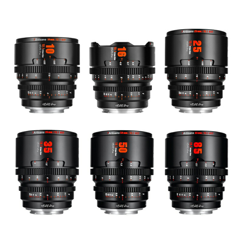 【P2倍！百貨店SALE】【度合い1位】7Artisans HOPE Prime 10-85粍 T2.1 第八芸術水晶体 6本書き割り（ ソニーEマウント 富士フイルムXマウント キヤノンRFマウント マイクロフォーサーズ ） 国内定まり品 引き請ける S35 シネレンズ 広角 7Artisan 七細工人 興味の中心仕事場