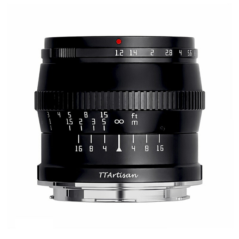 銘匠光学 TTArtisan 50粍 f/1.2 C Lマウント（ライカ、シグマ、パナソニック） 50粍 f/1.2C L (B) APS-C 単興味の中心水晶体 中望遠 バヨネット 興味の中心制作室