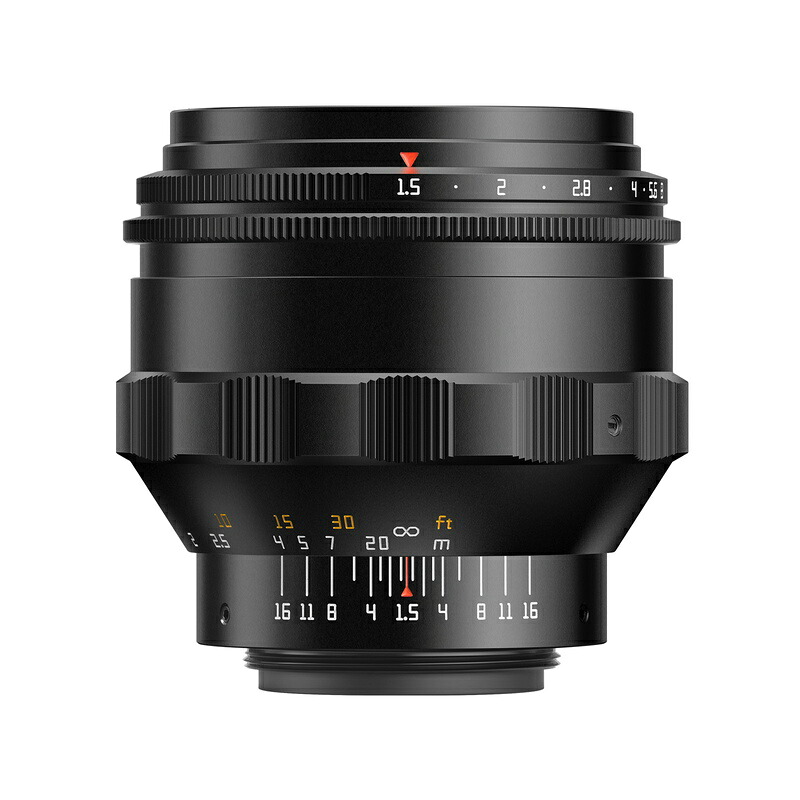 【ランキング1位】TTArtisan 75mm f/1.5 M42マウント フルサイズ対応 MF 単焦点レンズ 中望遠 大口径 ぐるぐるボケ カメラレンズ 交換レンズ ブラック シルバー 国内正規品 2年保証 焦点工房|焦点工房