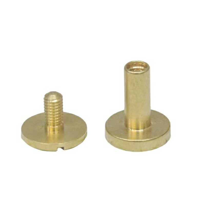 楽天市場】真鍮 生地 組ネジ Lサイズ 3個セット シカゴスクリュー