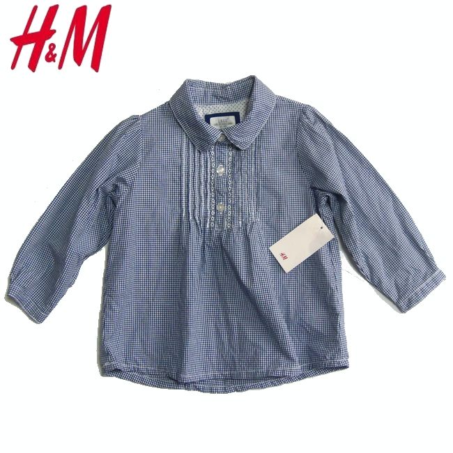 楽天市場 H M エイチアンドエム ギンガムチェック 長袖ブラウス ベビー キッズライン 新品 入荷 春夏 6 9ヶ月 9 12ヶ月 ユーロブランド専門 Style Import