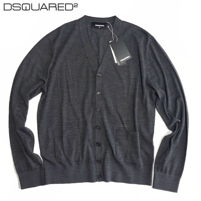 m*9様 Dsquared2 ダークグレー カーディガン M Dsquared2 ダークグレー カーディガン M - メルカリ