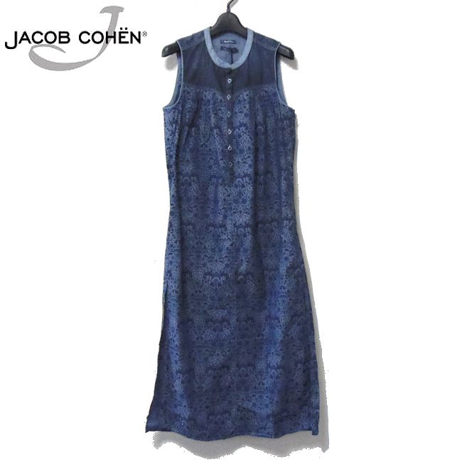 JACOB COHEN ヤコブコーエン マキシ丈 花柄 ワンピーズ ALMA F インディゴ Sサイズ 新品 ブランド レディース｜ユーロブランド専門 Style import