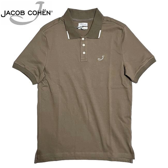 ヤコブコーエン JACOB COHEN 綿織物ピケ スポーツシャツ J4037 トルトラ M大きさ 新品 ブランド名 メンズ 春夏 伸ばすこと綿織物