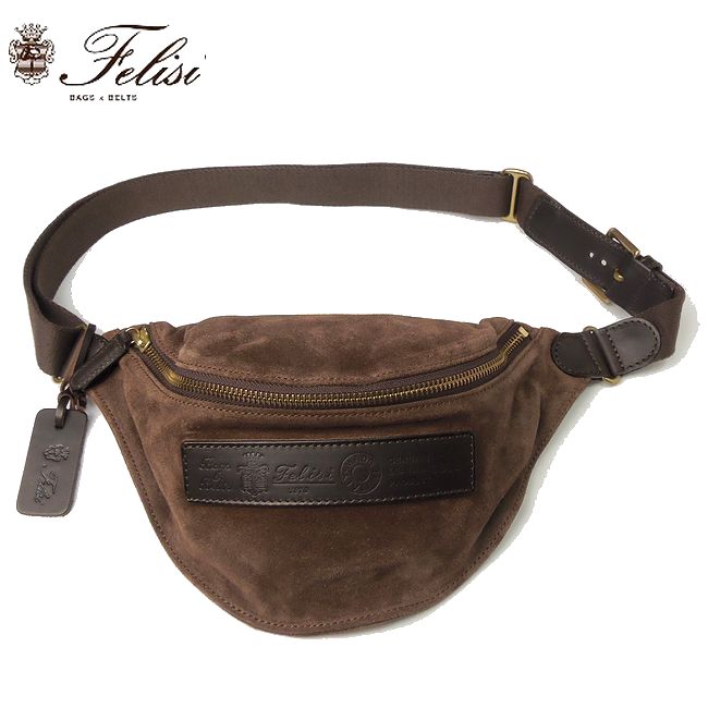 三日間限定値下げ‼️フェリージ　スエード　バッグ 楽天市場】Felisi フェリージ スエード ボディバッグ ウエスト