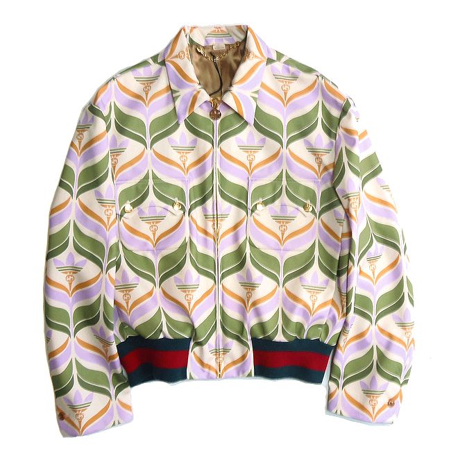 楽天市場】GUCCI×adidas/トレフォイルマクロGGジャケット/696651