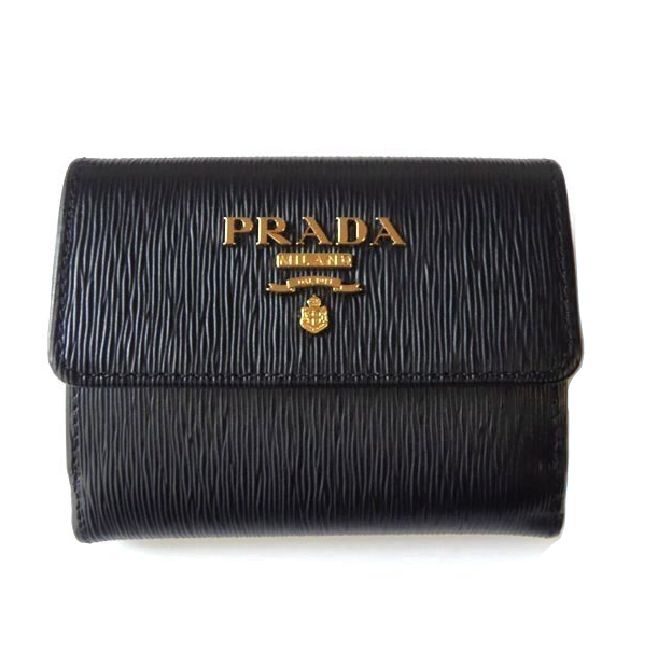 PRADA プラダ 折り財布 ナイロン ギャランティカード 箱付き PRADA プラダ 折り財布 ナイロン ギャランティカード 箱付き