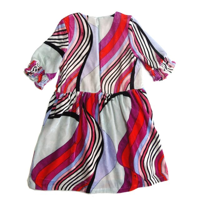 楽天市場 Emilio Pucci Junior エミリオ プッチ キッズ ベルベット 七分袖 ワンピース マルチカラー 新品 Ydkg Tk コンビニ受取対応商品 ブランド 子供服 女の子 シモネッタ 6歳 8歳 ユーロブランド専門 Style Import