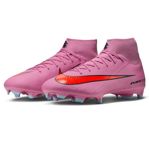 Nike サッカーシューズ ハイカット ブラック/ピンク 楽天市場】ナイキ NIKE マーキュリアル スーパーフライ 9