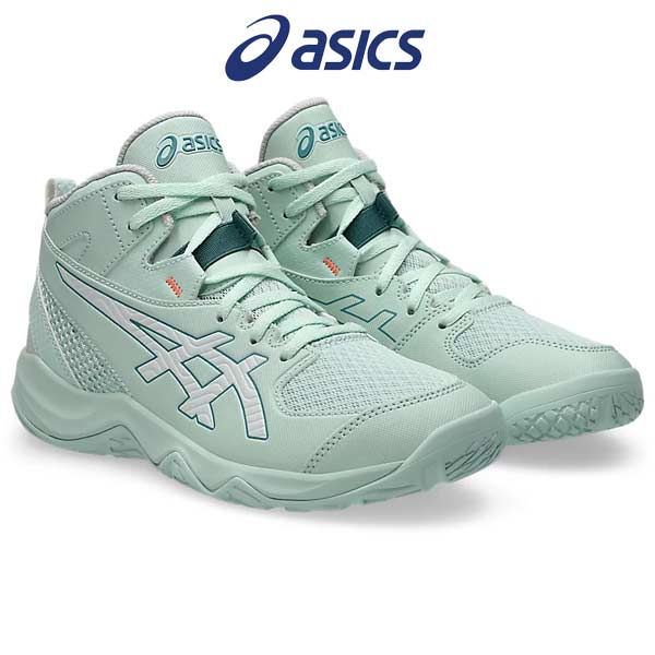提げ篭 シューズ お坊っちゃん アシックス バッシュ Jr ダンクショット MB10 DUNKSHOT ミニバス 1064A019-402 asics
