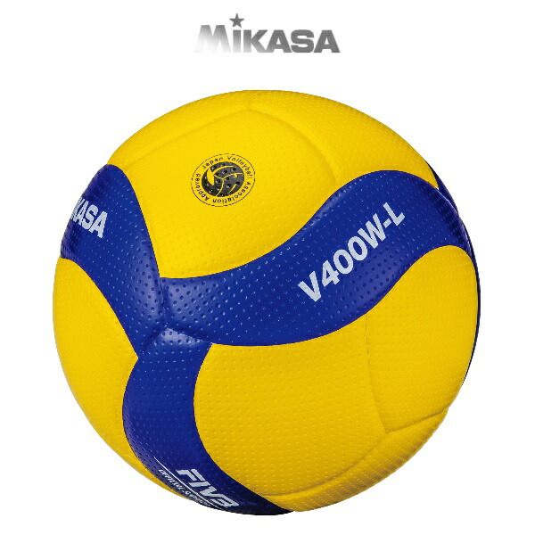 ミカサ 公式試合球 検定球4号 軽量 バレーボール V400W-L バレー ボール 小学生 MIKASA ランキング総合1位