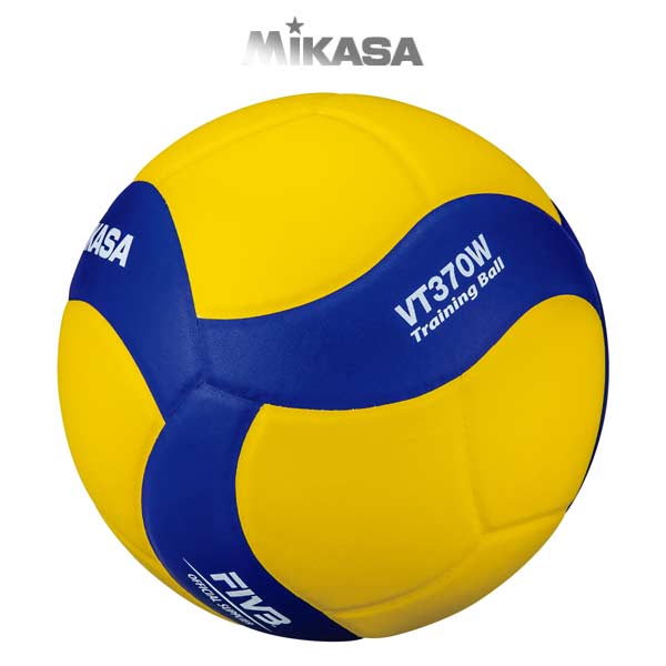 ミカサ メンズ レディース トレーニングボール5号 370g バレーボール イエロー 黄色 送料無料 MIKASA VT370W vt370w.jpg