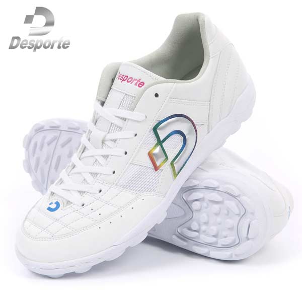 Desporte フットサルシューズ ホワイト 迷彩柄 ds2144-pwxmsil.jpg